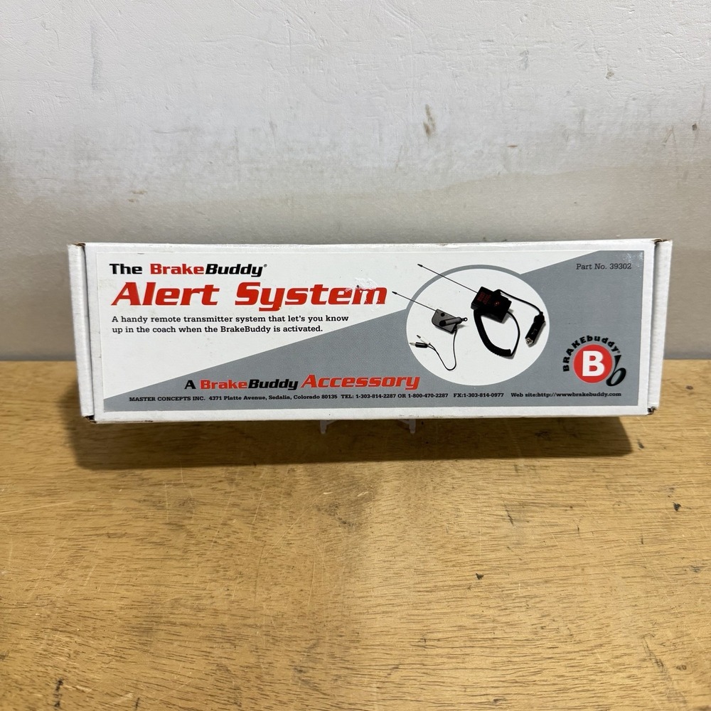 Brake Buddy Classic Alert System 39302 Essential Towing Safety Device NEW IN Box